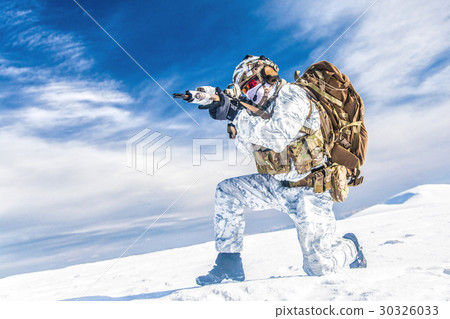 Winter arctic mountains warfare Winter arctic mountains warfare 30326033