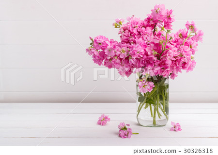 Bouquet of flowers matthiola 30326318