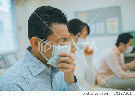 cough, coughing, coughs 30327101