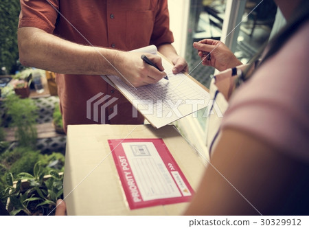 People shipment delivery service sign People shipment delivery service sign 30329912