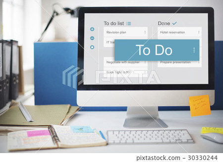 Digital Business To do List App Interface 30330244