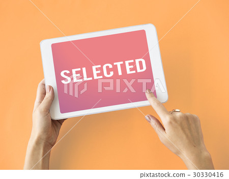 Selected Pick Choice Choose Decision Selecting 30330416
