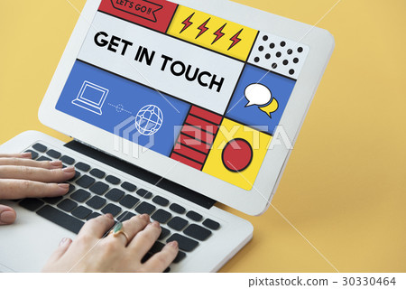 Get In Touch Socialize Concept Get In Touch Socialize Concept 30330464