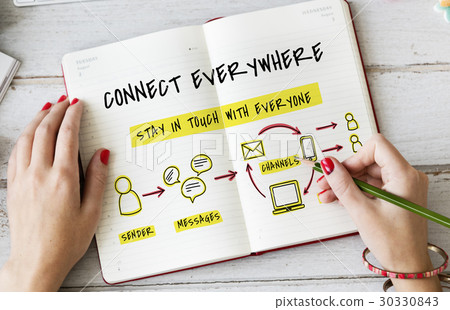 Online Community Stay Connected 30330843
