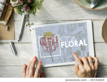 Blooming Floral Arts and Crafts Nature Blooming Floral Arts and Crafts Nature 30330864
