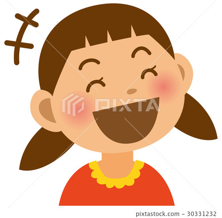 小學女生的面部表情笑 30331232