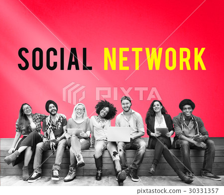 Internet Network Technology Social Platform Digital Word 30331357