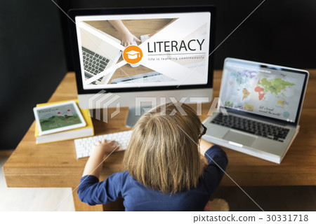 Distance learning online education webpage 30331718