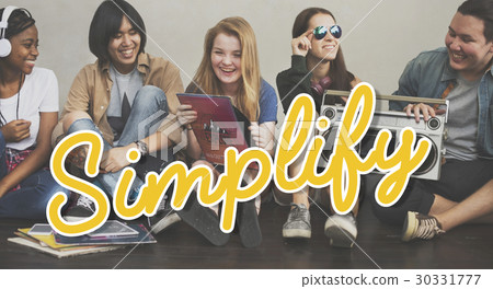 Simple Simplify Clear Easy Icon 30331777