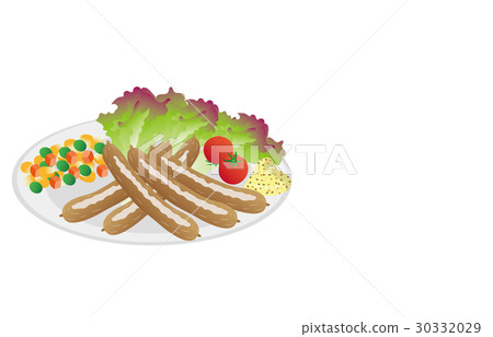 今天的沙拉香腸 30332029