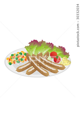 今天的沙拉香腸 30332034