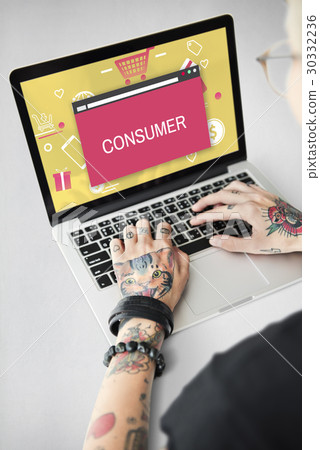 Online Purchase Payment Commerce Concept 30332236