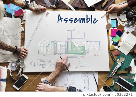 Assemble Manufacturing Production Business Pattern Assemble Manufacturing Production Business Pattern 30332271