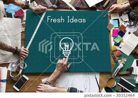 Bulb Ideas Creative Icon Sign Word 30332464