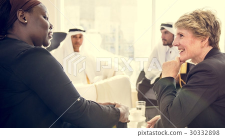 Diverse People Deal Teamwork Together Partnership Diverse People Deal Teamwork Together Partnership 30332898