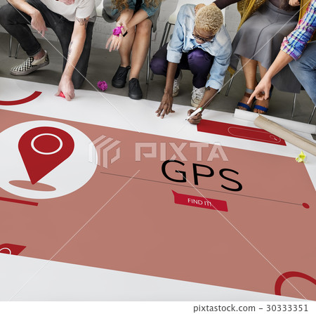 Map Pin Location Direction Position Graphic 30333351