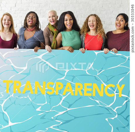 Transparency word clear glassy water 30333846