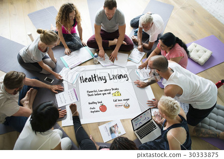 Wellness Diet Plan Healthy Living Icon Wellness Diet Plan Healthy Living Icon 30333875