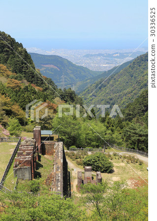 Industrial Heritage of Besshi Copper Mountain "Dongpyeong" Cape Road Station Trail and Niihama City Distant View Industrial Heritage of Besshi Copper Mountain "Dongpyeong" Cape Road Station Trail and Niihama City Distant View 30336525