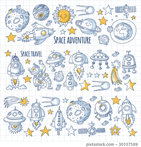 Space, satellite, moon, stars, spacecraft, space Space, satellite, moon, stars, spacecraft, space 30337589