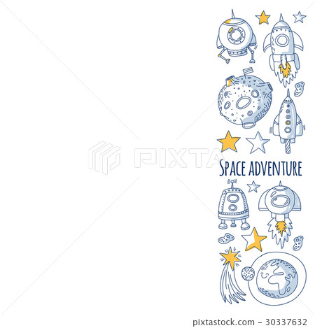 Space, satellite, moon, stars, spacecraft, space Space, satellite, moon, stars, spacecraft, space 30337632