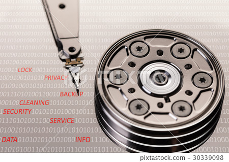 hard disk memory close-up hard disk memory close-up 30339098