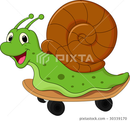 Cute cartoon snail Cute cartoon snail 30339170
