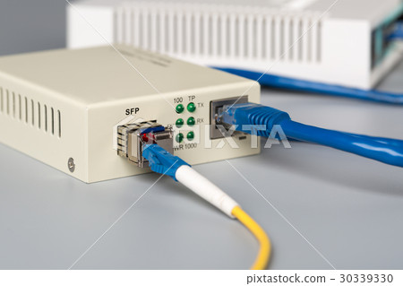 1Gbps optical media converter with SFP module 30339330