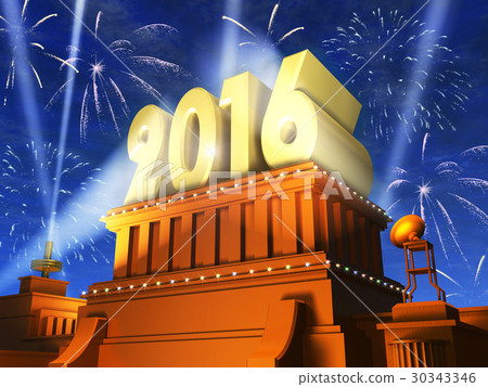 New Year 2016 concept New Year 2016 concept 30343346