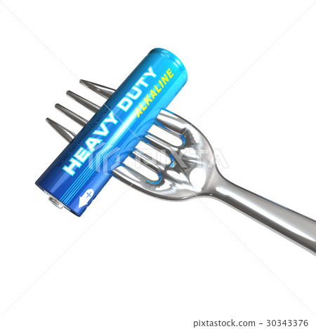 Battery on fork Battery on fork 30343376
