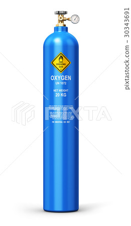 Liquefied oxygen industrial gas cylinder Liquefied oxygen industrial gas cylinder 30343691