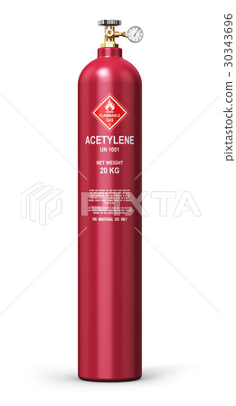 Liquefied acetylene industrial gas cylinder 30343696