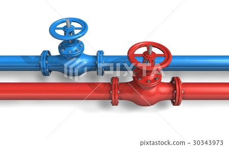Red and blue pipelines 30343973