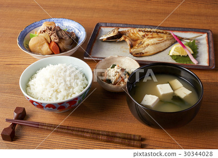 Set meal of dried fish asia Set meal of dried fish asia 30344028