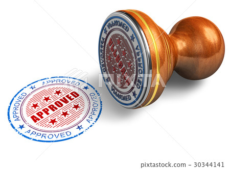 Approved stamp 30344141