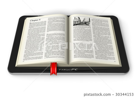 Book in tablet computer 30344153