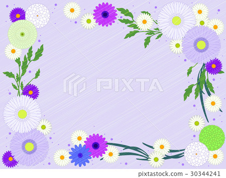 White flower frame 12 30344241