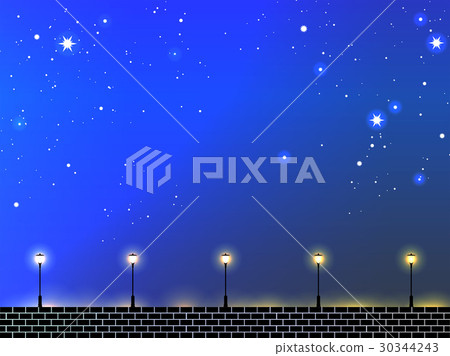 路燈和星星02 30344243