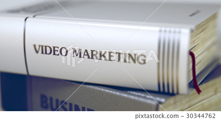 Video Marketing Concept on Book Title. 3d. Video Marketing Concept on Book Title. 3d. 30344762