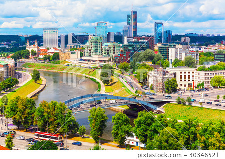 Aerial view of Vilnius, Lithuania 30346521