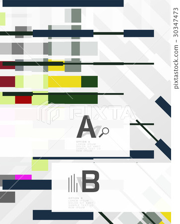 Geometrical abstract background with infographics Geometrical abstract background with infographics 30347473