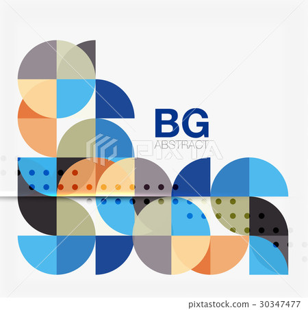 Vector geometric circle abstract background Vector geometric circle abstract background 30347477