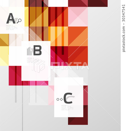 Minimalistic square shapes abstract background 30347541