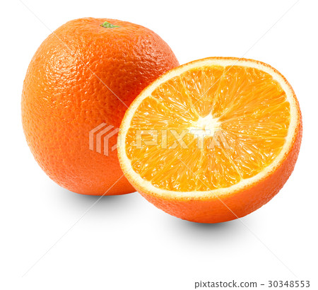 圖庫照片: orange fruit isolated