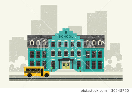 School and yellow bus School and yellow bus 30348760