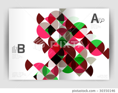 Abstract circle design business annual report Abstract circle design business annual report 30350146
