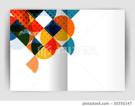 Abstract circle design business annual report 30350147