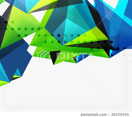 3d triangles geometric vector 3d triangles geometric vector 30350593