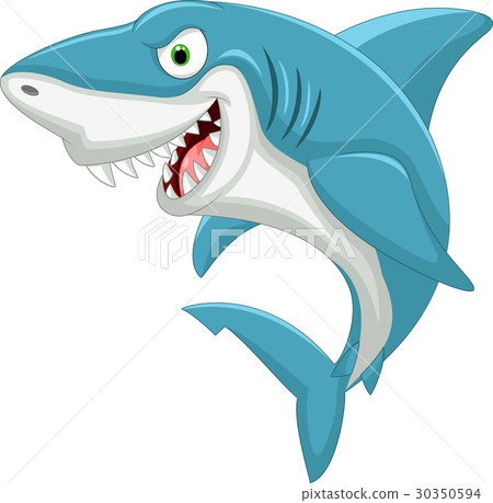 Cartoon shark Cartoon shark 30350594