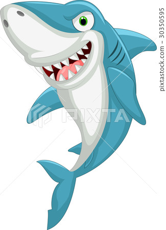 Cartoon shark Cartoon shark 30350595